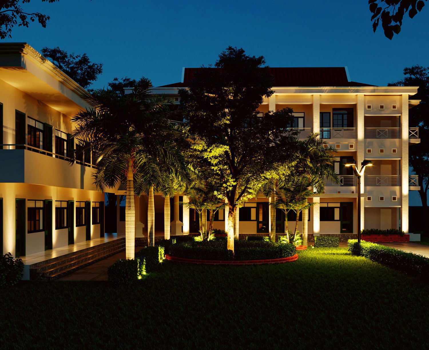 Chiếu sáng mỹ thuật cty MTĐT Quảng Ngãi