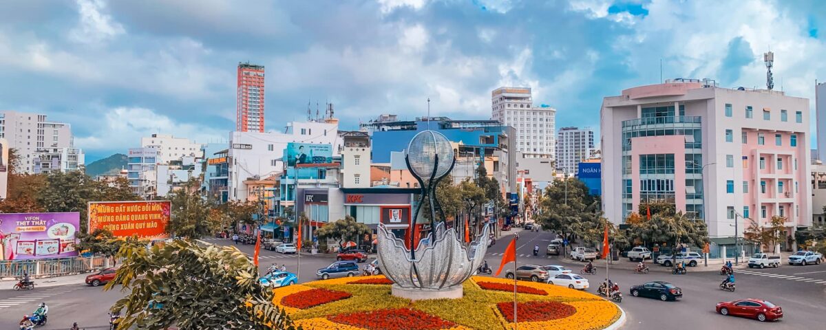 Công trình trang trí đảo giao thông ngã 6 thành phố nha trang