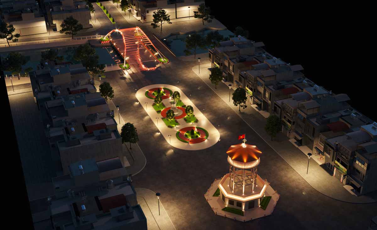 Bố trí hệ thống chiếu sáng hợp lý