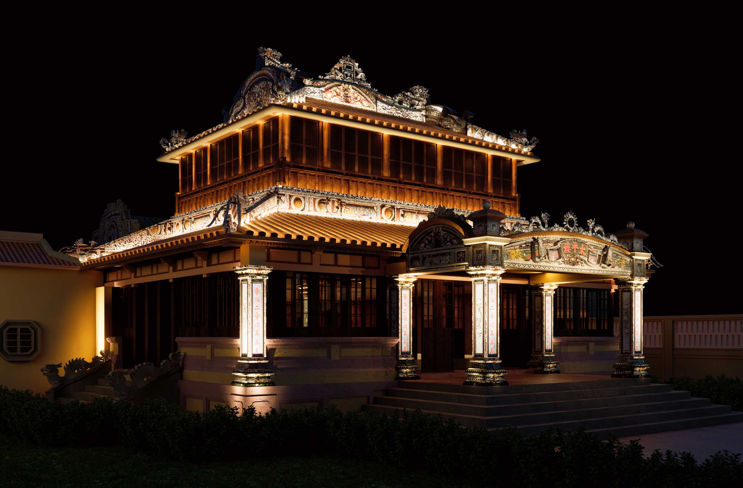 thiết kế chiếu sáng mỹ thuật